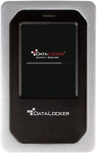 DataLocker DL4 FE محرك أقراص ثابتة مشفر بكلمة مرور سعة 2 تيرابايت، استخدام سهل مع توجيه الشاشة، AES 256، IP64 Dust، سلسلة توريد موثوقة ومتوافقة مع TAA، نظام تشغيل مستقل، USB-C/USB-A in Kuwait