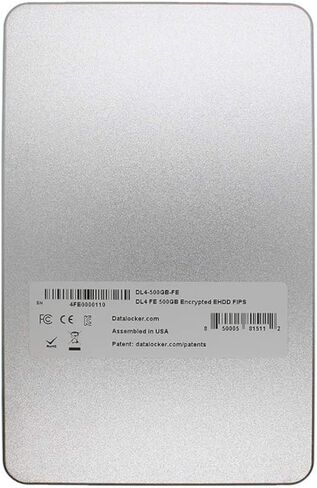 DataLocker DL4 FE محرك أقراص ثابتة مشفر بكلمة مرور سعة 2 تيرابايت، استخدام سهل مع توجيه الشاشة، AES 256، IP64 Dust، سلسلة توريد موثوقة ومتوافقة مع TAA، نظام تشغيل مستقل، USB-C/USB-A in Kuwait