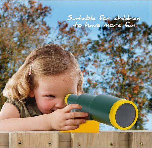 THAKSENY Playground Accessories for Kids, Swingset Attachments with Pirate Ship Wheel, Toy Telescope and Safety Handles，Pirate Accessories for Kids Treehouse (Gree 2 PCS) in Saudi Arabia