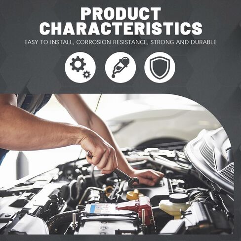 HEVLE Lower Engine Cover Bolt Pin Screws, 6PCS Splash Shield Hardware Bolts 90674-TY2-A01 and 2PCS Engine Lower Cover Pin Screws 90105-TBA-A00 Compatible with Honda Accord Civic CR-V Acura (8PCS) in Saudi Arabia