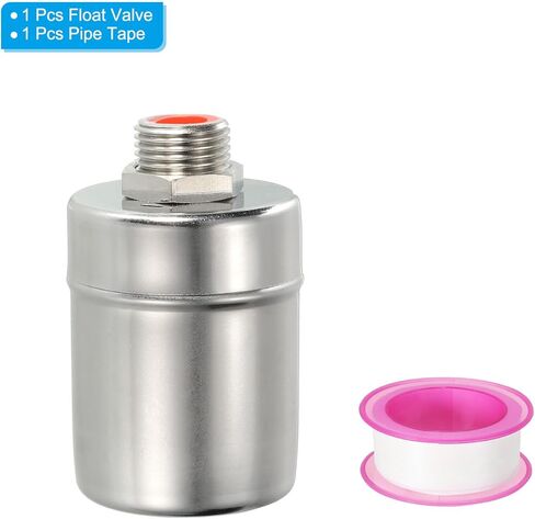 صمام تعويم خزان المياه الملء التلقائي مقاس 1 بوصة من باتيكل، 304 من الفولاذ المقاوم للصدأ، صمام التحكم في مستوى الماء الأوتوماتيكي بالكامل، صمام الخزان العائم لخزان المياه in Kuwait
