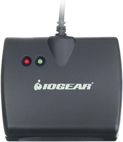IOGEAR USB-C Common Access CAC Smart Card Reader - DOD - Government - Healthcare - TAA Compliant - Support for V7.x n V8. USAccess Personal Identity Verification (PIV) - Mac OS - Win - Linux- GSR205 in Kuwait