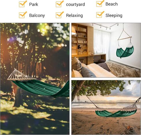 KingCamp Mesh Hammock Camping Double&Single Hammock Portable with 2 Tree Straps Indoor Outdoor Hammocks Lightweight Camping Hammock for Backpacking Hiking, Backyard and Hanging Chair(Blue/Mesh) in Saudi Arabia