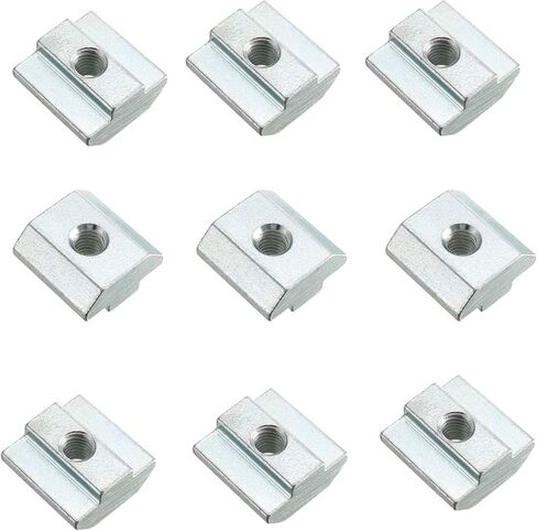 20PCS 4040 Series M6 T-Nut Sliding Nut T-Slot Nut for Aluminum Extrusion Profile 4040 Series 5050 Series Slot Groove 8mm（4040-M6)） in Saudi Arabia