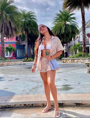 Hvewarm Women Summer Cotton Linen Short Sets 2 Piece Oversized Shirts Adjustable Shorts Lounge Beach Vacation Tracksuits in Saudi Arabia