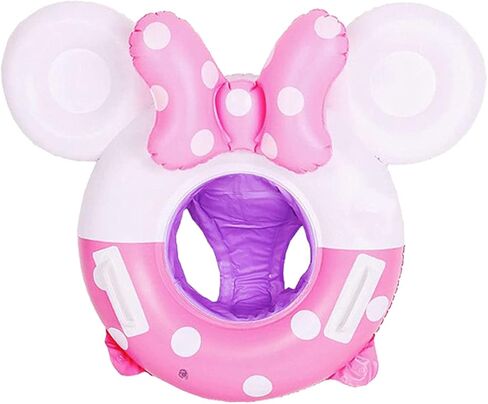 السباحة تعويم الوردي الماوس الكرتون الاطفال الطفل السباحة الدائري نفخ بركة العائمة جولة بركة الأطفال لعبة تعويم سميكة. in Kuwait