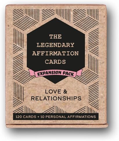 Legendary Affirmation Cards for Women and Men Expansion Deck - (Pack of 120) Daily Positive Words Affirmations for Manifestation and Motivation that Cover 6 Aspects of Your Life, General in Kuwait