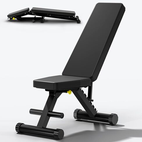 Elevens Weight Bench Adjustable Workout Bench for Home, Incline Bench for Bnech Press, Strength Training Bench-Upgraded Version in Saudi Arabia