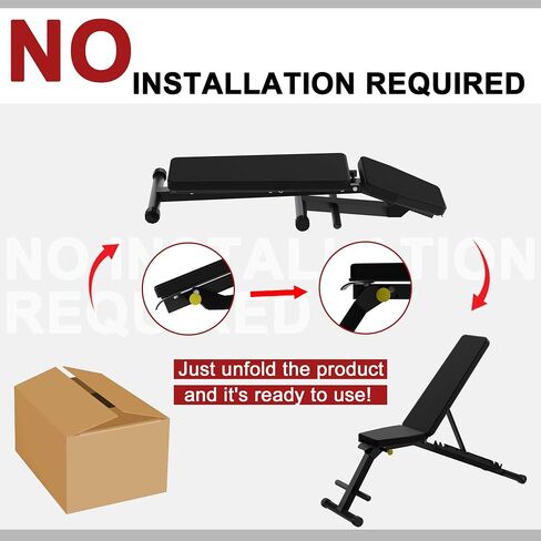 Elevens Weight Bench Adjustable Workout Bench for Home, Incline Bench for Bnech Press, Strength Training Bench-Upgraded Version in Saudi Arabia