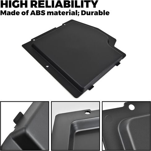 مجموعة غطاء البطارية SAUTVS لـ Can-Am Maverick X3، لوحة غطاء البطارية البلاستيكية السوداء لـ Can Am Maverick X3 MAX 2017-2024 جميع ملحقات الموديلات in Kuwait