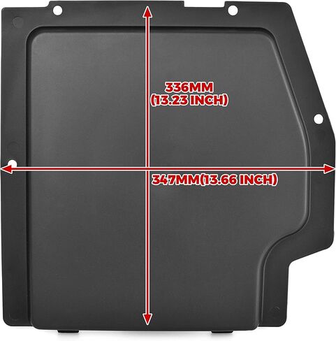 مجموعة غطاء البطارية SAUTVS لـ Can-Am Maverick X3، لوحة غطاء البطارية البلاستيكية السوداء لـ Can Am Maverick X3 MAX 2017-2024 جميع ملحقات الموديلات in Kuwait