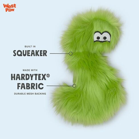 WEST PAW Rowdies Durable Plush Dog Toy with HardyTex, Geraldine, Lemon in Kuwait