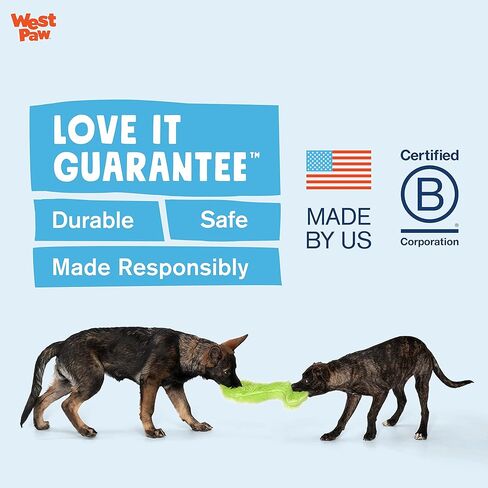 WEST PAW Rowdies Durable Plush Dog Toy with HardyTex, Geraldine, Lemon in Kuwait