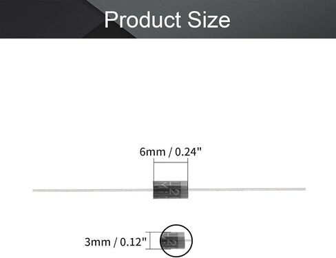 Fielect 20Pcs MUR460 Rectifier Diode 4A 600V Axial Electronic Silicon Diodes in Saudi Arabia