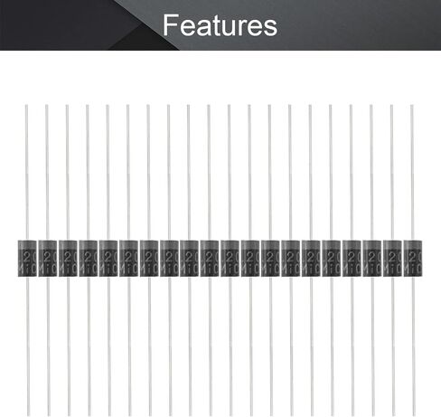 Fielect 20Pcs MUR460 Rectifier Diode 4A 600V Axial Electronic Silicon Diodes in Saudi Arabia