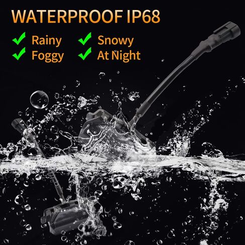 ملحقات السيارة AUXLIGHT، 3 قطع LED لشبكة رابتور المركزية/مصابيح التحديد لسيارة Toyotaa Tundra TRD Pro Grill 2018 2019 2020، تأتي مع حزام أسلاك ومصهر إضافي ومسامير (كهرماني) in Kuwait