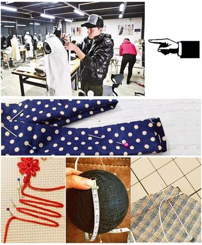 دبابيس خياطة اللحف الطويلة، 500 قطعة، دبابيس خياطة 1.75 بوصة برؤوس ملونة، دبابيس مستقيمة برؤوس كبيرة، دبابيس خياطة للنسيج، دبابيس قماش، دبابيس مستقيمة للخياطة، دبابيس الخياطة in Kuwait