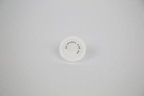 Foxx Life Sciences 37P-3216-OEM غشاء PVDF محب للماء مع فلتر مسبق من الألياف الزجاجية EZFlow مرشح حقنة جسيمات عالية، حجم المسام 45 ميكرومتر (عبوة من 100) in Saudi Arabia