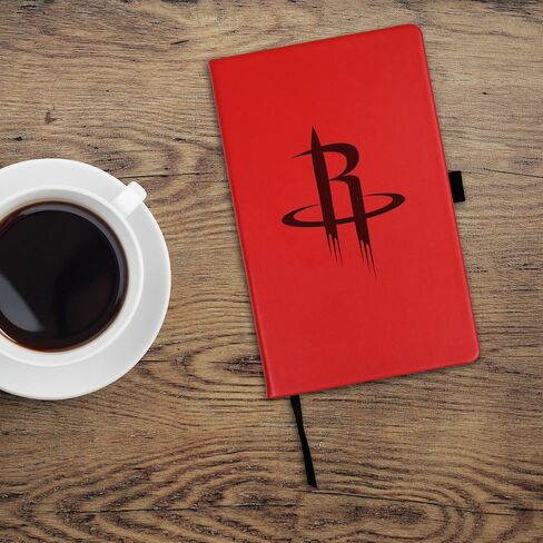 Rico Industries NBA Houston Rockets Laser-Engraved Color Notepad, 5.25 x 8.25-inches in Saudi Arabia