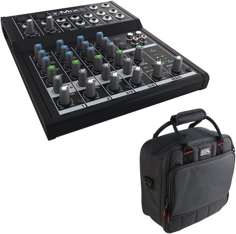 Mackie Mix8 8-Channel Compact Mixer with Gator Cases G-MIXERBAG-1212 Padded Nylon Mixer/Equipment Bag Bundle in Saudi Arabia