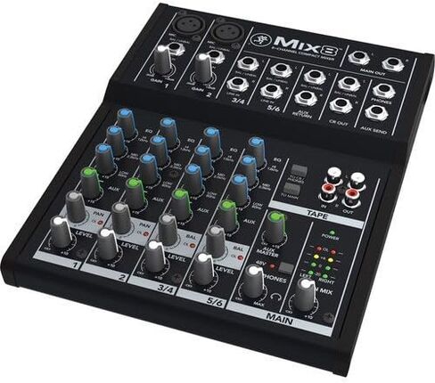 Mackie Mix8 8-Channel Compact Mixer with Gator Cases G-MIXERBAG-1212 Padded Nylon Mixer/Equipment Bag Bundle in Saudi Arabia