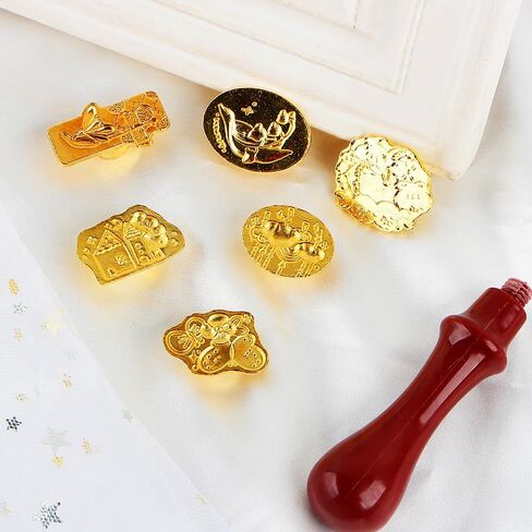 10 قطعة زهرة النبات الإغاثة الشمع ختم عدة مع مقبض سبيكة خمر ختم الشمع ختم رؤساء الطيور فراشة سحابة البيت الشمع طوابع DIY بها بنفسك سكرابوكينغ بطاقات مغلفات دعوة زفاف هدية التفاف in Kuwait