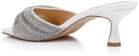 Jewel Badgley Mischka Humor Crystal Mules with Kitten Heel in Saudi Arabia