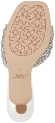 Jewel Badgley Mischka Humor Crystal Mules with Kitten Heel in Saudi Arabia