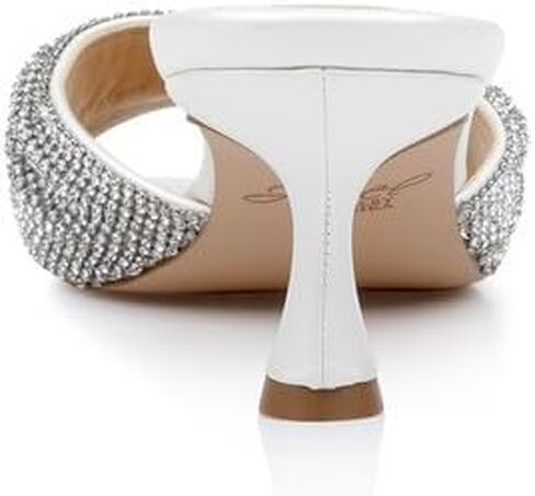 Jewel Badgley Mischka Humor Crystal Mules with Kitten Heel in Saudi Arabia