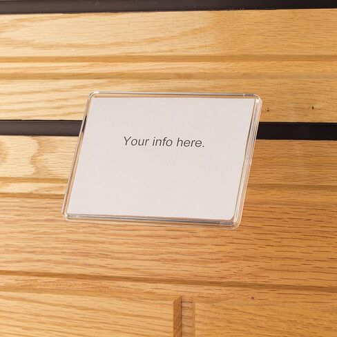 Hold Up Displays - Slatwall Information Holder in Kuwait