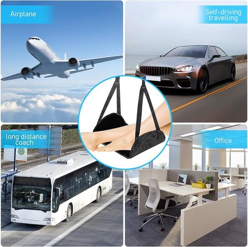 مسند للقدمين بالطائرة، أرجوحة للقدم بالطائرة، مسند للقدمين أثناء السفر للطائرة، مسند للقدمين أثناء السفر بالطائرة المحمولة، للسفر بالطائرة، أساسيات الطيران الطويلة، المنزل والمكتب، مساند للقدمين in Kuwait