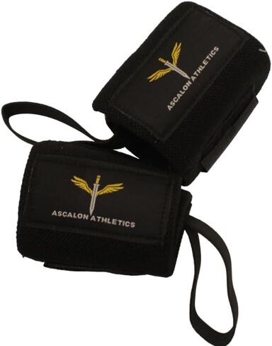 أغطية معصم Ascalon Athletics لرفع الأثقال، تجنب الإصابة وتعظيم القبضة مع حلقة الإبهام، رفع الأثقال، كمال الأجسام، دعم المعصم، زوج أحزمة المعصم في صالة الألعاب الرياضية، أغطية المعصم للرجال والنساء in Saudi Arabia