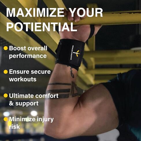 أغطية معصم Ascalon Athletics لرفع الأثقال، تجنب الإصابة وتعظيم القبضة مع حلقة الإبهام، رفع الأثقال، كمال الأجسام، دعم المعصم، زوج أحزمة المعصم في صالة الألعاب الرياضية، أغطية المعصم للرجال والنساء in Saudi Arabia