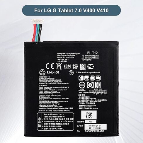 E-YIIVIIL Replacement Battery BL-T12 Compatible with LG G Tablet 7.0 V400 V410 LK-430 LK430 with Tools in Saudi Arabia