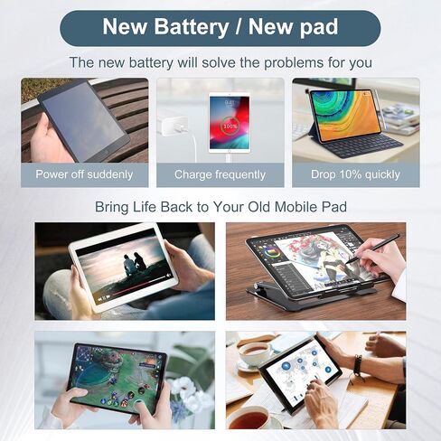 E-YIIVIIL Replacement Battery BL-T12 Compatible with LG G Tablet 7.0 V400 V410 LK-430 LK430 with Tools in Saudi Arabia