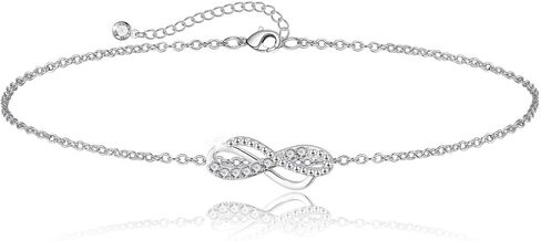 Relveo Ankle Bracelets for Women,Anklets for Women Waterproof Adjustable Link Anklet Set,Dainty Layered Anklets for Teen Girls Anklet for Women Jewelry Gifts for Mom Women Girlfriend in Kuwait