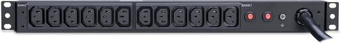 CyberPower PDU30BHVT12R Basic PDU, 200 – 230V/30A (Derated to 24A), 12 Outlets, 10ft Power Cord, 1U Rackmount in Saudi Arabia
