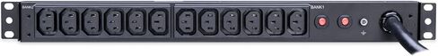 CyberPower PDU30BHVT12R Basic PDU, 200 – 230V/30A (Derated to 24A), 12 Outlets, 10ft Power Cord, 1U Rackmount in Saudi Arabia