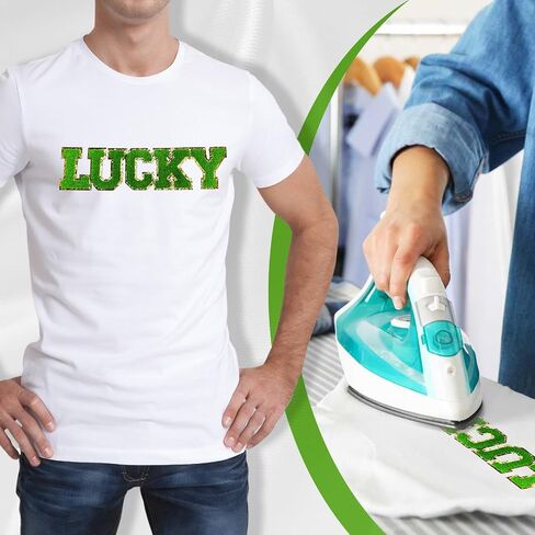 كرة القدم لاكي XOXO الحديد المطرزة الرقع، الخياطة / الحديد على التصحيح شارات زين للملابس الجينز والسترات حقائب الظهر DIY الملحقات (محظوظ) in Saudi Arabia