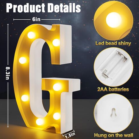 ديكورات التخرج من BainGesk فئة 2024، 8 مصابيح LED مضيئة حرف "GRAD 2024" لديكور حفلات التخرج، 2024 زينة حفلات التخرج in Kuwait