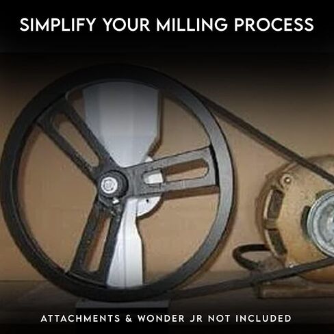 Wonder Mill - Wonder Jr Motorizing Pulley - Effortlessly Mill Your Grains with Consistent Results in Saudi Arabia