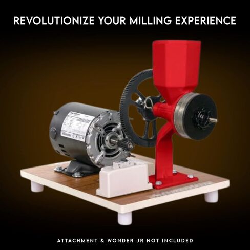 Wonder Mill - Wonder Jr Motorizing Pulley - Effortlessly Mill Your Grains with Consistent Results in Saudi Arabia