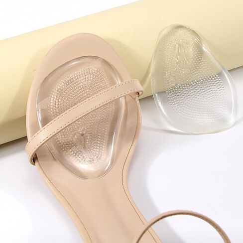 Ball of Foot Cushions for High Heels, Metatarsal Pads Women, All Day Pain Relief and Comfort One Size Fits Shoe Inserts for Women (Clear - 2 Pairs) in Kuwait