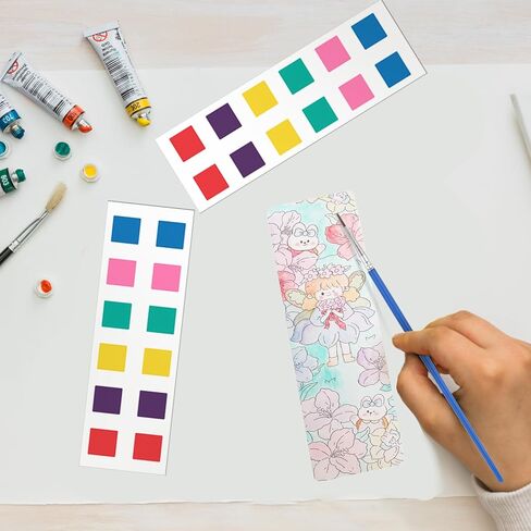 Lusofie Pocket Watercolor Painting Book Kids Watercolor Paint Set Watercolor Bookmarks to Paint Mini Coloring Books for Kids Party Favors(Astronaut) in Saudi Arabia