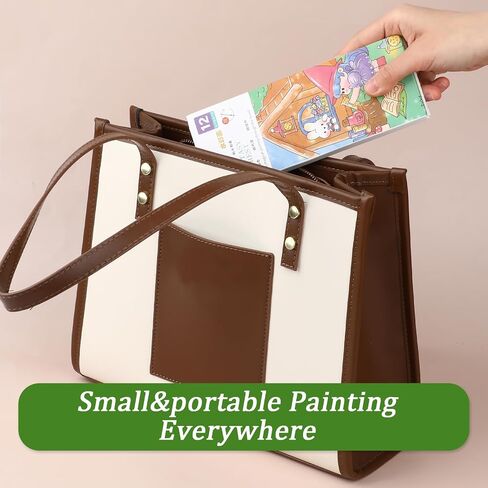 Lusofie Pocket Watercolor Painting Book Kids Watercolor Paint Set Watercolor Bookmarks to Paint Mini Coloring Books for Kids Party Favors(Astronaut) in Saudi Arabia