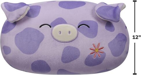Squishmallows Stackables Original 12-Inch Pammy Pig with Flower Embroidery - Ultrasoft Official Jazwares Plush in Saudi Arabia