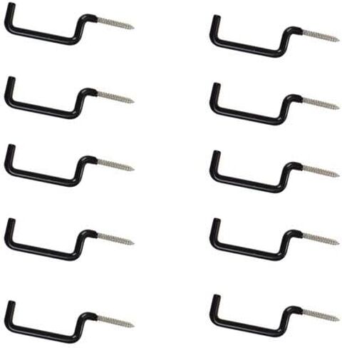 الرماية القوس هوك شجرة حقيقية حامل القوس الشماعات القوس والعتاد حامل أدوات الصيد في الهواء الطلق ملحق أسود (10 قطعة/الحزمة) in Kuwait