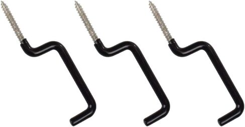 الرماية القوس هوك شجرة حقيقية حامل القوس الشماعات القوس والعتاد حامل أدوات الصيد في الهواء الطلق ملحق أسود (10 قطعة/الحزمة) in Kuwait