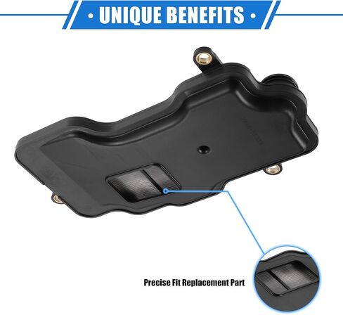 VekAuto Automatic Transmission Filter Compatible for Subaru Forester 2.5L 2009-2013, Durable Plastic Black Engine Transmission Filter in Saudi Arabia