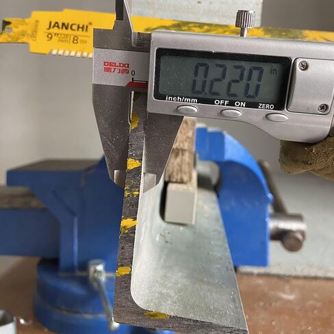 شفرة منشار ترددية كربيد 8TPI مقاس 9 بوصة، قدرة التحمل لقطع المعادن السميكة، فولاذ البناء عالي السبائك، الحديد الزهر، سبائك الصلب، الفولاذ المقاوم للصدأ، حديد التسليح وعوارض السيارة، 3 عبوات in Kuwait